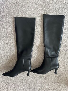 L’Intervalle Lorenzie Black Leather Boots